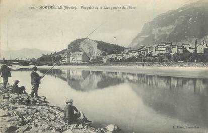 CPA FRANCE 73 " Montmélian, Vue prise de la Rive Gauche de l'Isère"