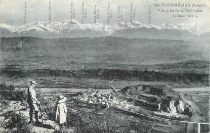 CPA FRANCE 73 " Montmélian, Vue prise de la montagne"