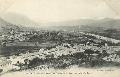 CPA FRANCE 73 " Montmélian, Vallée de l'Isère, vue prise du fort"