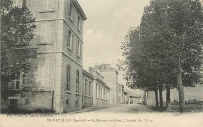 CPA FRANCE 73 " Montmélian, Le groupe scolaire "