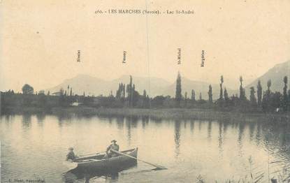 CPA FRANCE 73 " Les Marches, Le Lac St André"