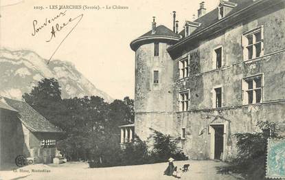 CPA FRANCE 73 " Les Marches, Le Château"