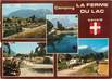 CPSM FRANCE 73 " Les Marches, Camping la Ferme du Lac"