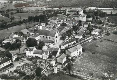 CPSM FRANCE 73 " Les Marches, Vue panoramique aérienne"