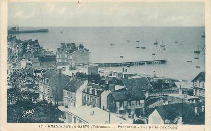 / CPA FRANCE 14 "Grandcamp les Bains, panorama, vue prise du clocher"