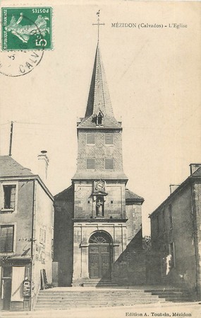 / CPA FRANCE 14 "Mézidon, l'église"