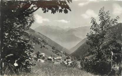 CPSM FRANCE 73 "Celliers, Vue générale et le Mont Blanc"