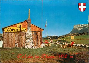 CPSM FRANCE 73 " Col de la Cluse, Le chalet La Marmotte"
