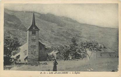 CPA FRANCE 73 " Les Avanchers, L'église"