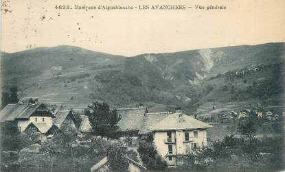 CPA FRANCE 73 " Les Avanchers, Vue générale"