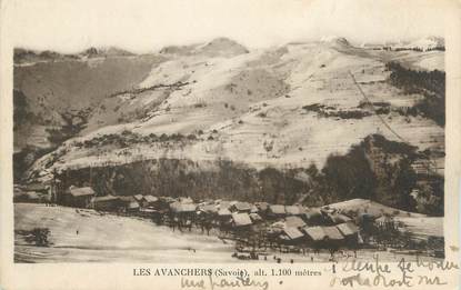 CPA FRANCE 73 " Les Avanchers"