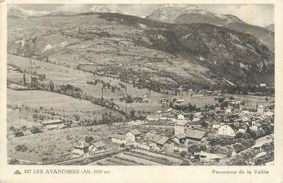CPA FRANCE 73 " Les Avanchers, Panorama "