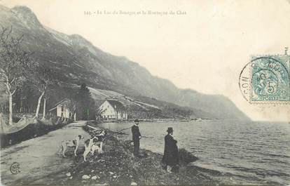 CPA FRANCE 73 " Le Lac du Bourget, La Montagne du Chat"