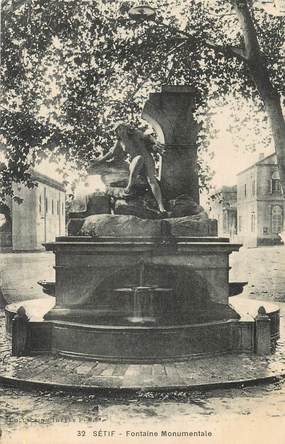 CPA ALGERIE "Sétif, Fontaine monumentale"