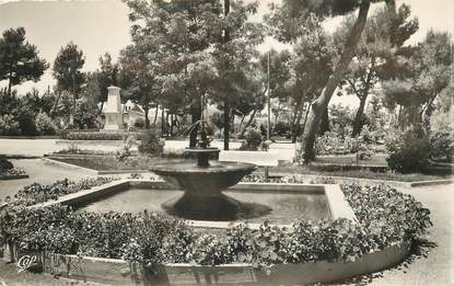 CPSM ALGERIE "Trézel, le jardin public"