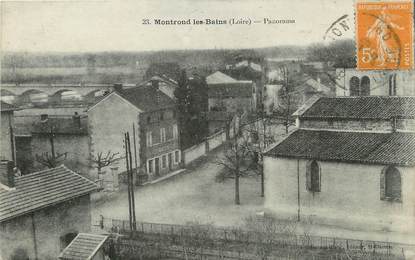 / CPA FRANCE 42 "Montrond les Bains, panorama"