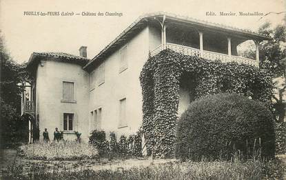 / CPA FRANCE 42 "Pouilly les fleurs, château des Chassings"