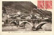 73 Savoie CPA FRANCE 73 " Aigueblanche, Le pont et le village"