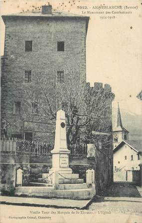 CPA FRANCE 73 " Aigueblanche , Le monument aux morts"