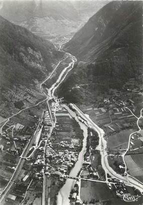 CPSM FRANCE 73 " Aigueblanche, Vue panoramique aérienne"