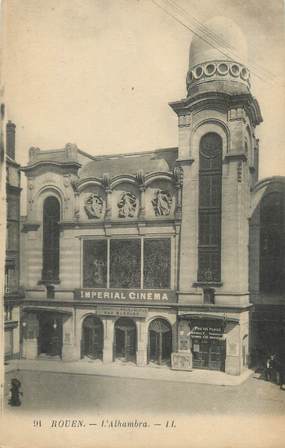 CPA FRANCE 76 " Rouen, L'Alhambra" / SALLES DE CINEMA