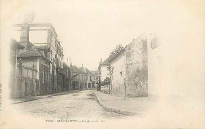 CPA FRANCE 77 " Marlotte, La Grande Rue"