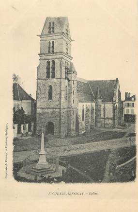 CPA FRANCE 77 " Fontenay Trésigny, L'église"