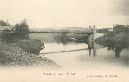 CPA FRANCE 77 " Luzaney, Le Pont"