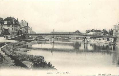 CPA FRANCE 77 " Lagny, Le pont de fer"