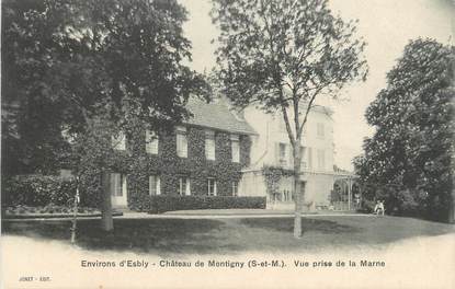 CPA FRANCE 77 " Montigny, Le château"