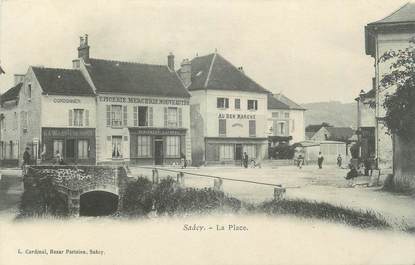 CPA FRANCE 77 " Saacy, La place"