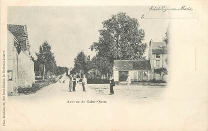 CPA FRANCE 77 " St Cyr sur Morin, Avenue de St Ouen"