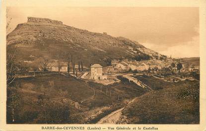 / CPA FRANCE 48 "Barre les Cevennes, vue générale et le Castellas"