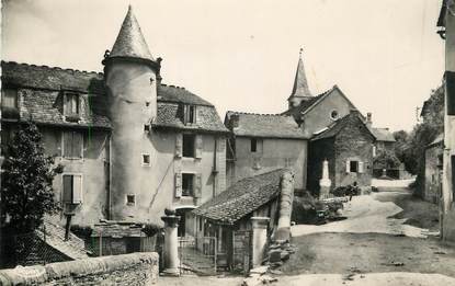 / CPSM FRANCE 48 "Bagnols les Bains, vieux quartier, rue de l'église"