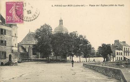 / CPA FRANCE 44 "Piriac sur Mer, place de l'église"