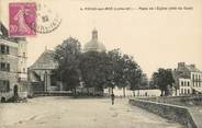 44 Loire Atlantique / CPA FRANCE 44 "Piriac sur Mer, place de l'église"