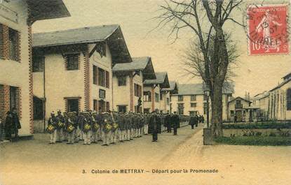 CPA FRANCE 37 " Mettray, La colonie, départ pour la promenade"