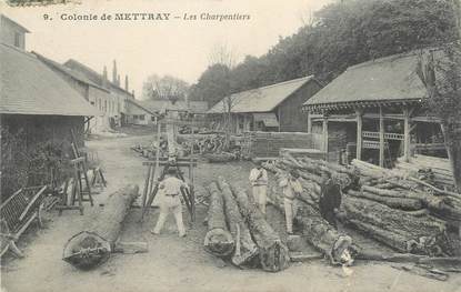 CPA FRANCE 37 " Mettray, Les charpentiers de la Colonie"