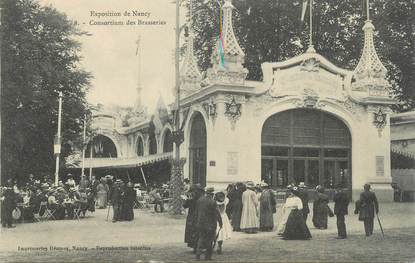 CPA FRANCE 54 " Nancy, Consortium des Brasseries"/ EXPOSITION de 1909