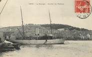 34 Herault / CPA FRANCE 34 "Cette, la montagne, quartier des pêcheurs" / BATEAU