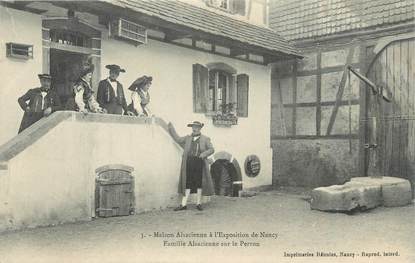 CPA FRANCE 54 " Nancy, Maison Alsacienne" / EXPOSITION de 1909