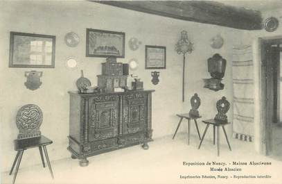 CPA FRANCE 54 " Nancy, Intérieur d'une maison Alsacienne / EXPOSITION de 1909