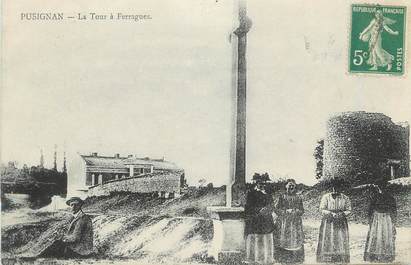 CPA FRANCE 38 " Pusignan, La Tour à Ferragues'