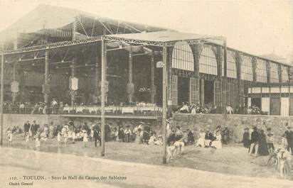 CPA FRANCE 83 " Toulon, Sous le hall du Casino des Sablettes"