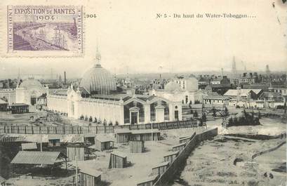 CPA FRANCE 44 " Nantes, En haut du water toboggan" / Exposition de 1904