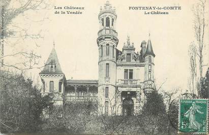 CPA FRANCE 85 " Fontenay le Comte, Le château"