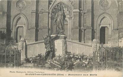 CPA FRANCE 60 "St Just en Chaussée, Le monument aux morts"