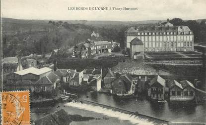 / CPA FRANCE 14 "Les bords de l'Orne à Thury Harcourt"