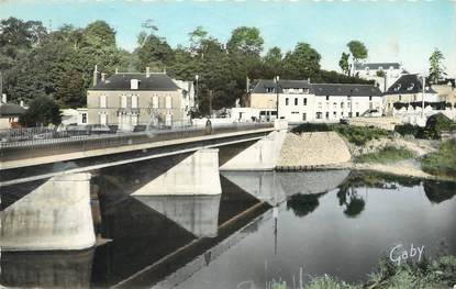 / CPSM FRANCE 14 "Thury Harcourt, le pont de la gare sur l'Orne"