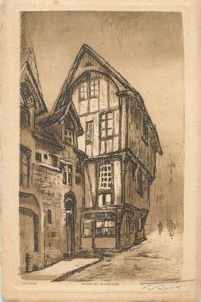 CPA FRANCE 76 " Rouen, Rue St Romain"